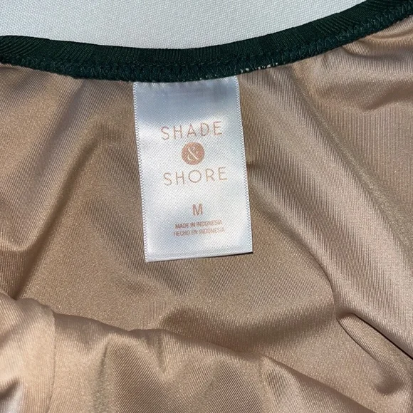 NWOT SHADE & SHORE ONE PIECE SWIMSUIT Sz M - Picture 11 of 12